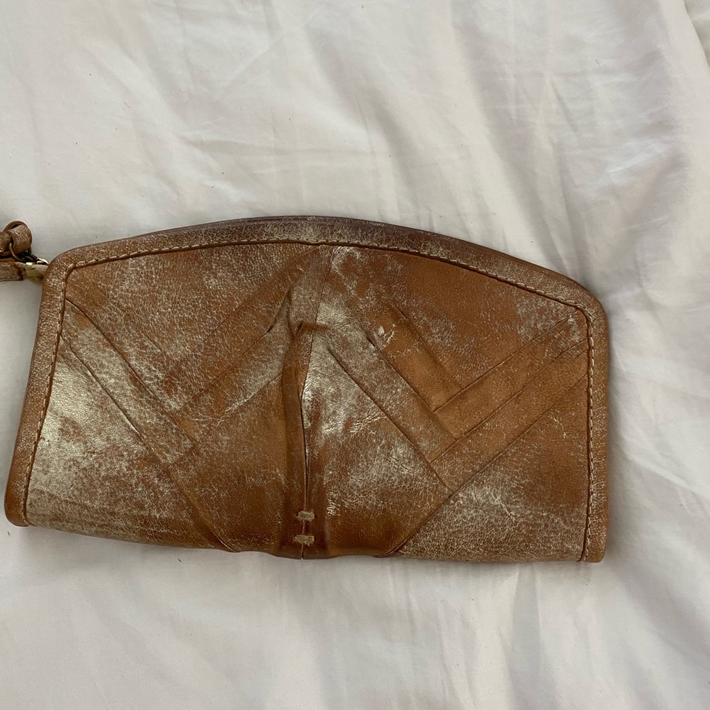 Margaret O’Leary leather ombré clutch